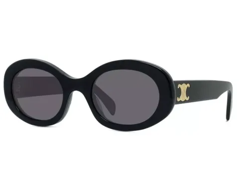CELINE Triomphe Ovale CL40194U Black