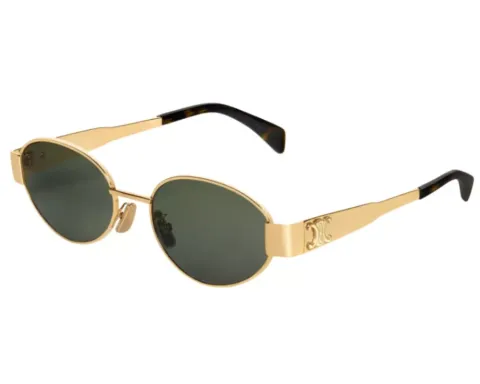 CELINE Triomphe Metal Ovale CL40235U Or