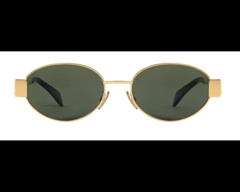 CELINE Triomphe Metal Ovale CL40235U Or
