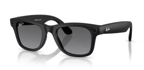 META Ray-Ban Wayfarer Matte Black Pola 50 ou 53 (Gen 2)