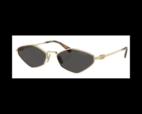 MIU MIU MU56ZS Or Verres Gris